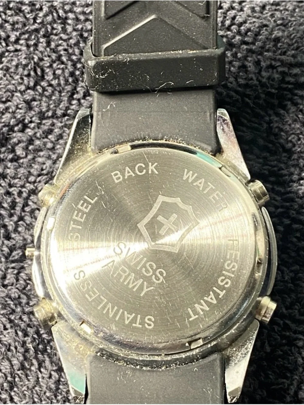 Victorinox Swiss Army chronograph watch Black Untested